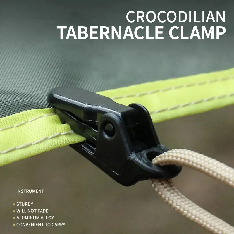 String Tension Clip - 10Pcs กันสาด CLAMP Tarp คลิป Camping