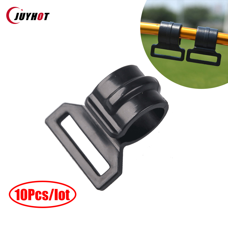 String Tension Clip - ตะขอเต็นท์10ชิ้นสำหรับแคมป์ปิ้งคาราวานเต็นท์ลมเชือกยึดเสาเต็นท์รูปตัว C ตะขอเกี่ยวพลาสติกกันลม