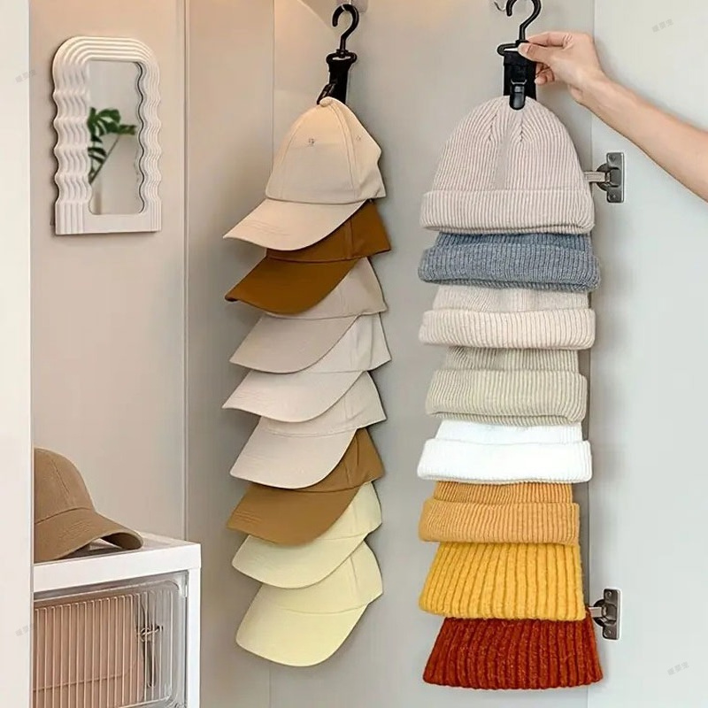 ที่แขวนหมวกสำหรับตู้เสื้อผ้าแล - String Tension Clip บทวิจารณ์และราคา