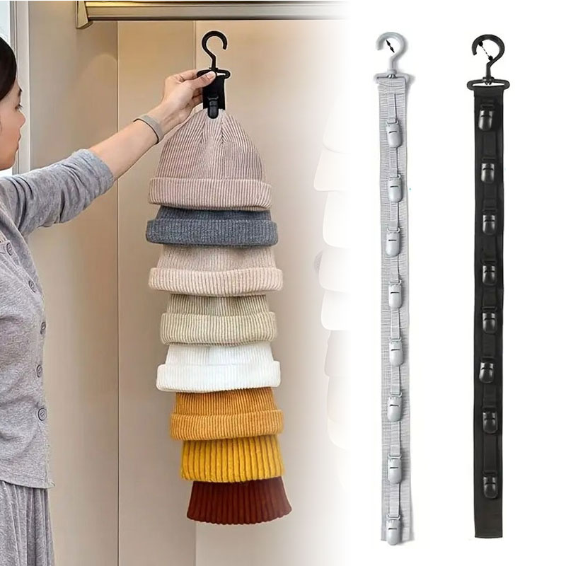 ที่แขวนหมวกสำหรับตู้เสื้อผ้าแล - String Tension Clip บทวิจารณ์และราคา