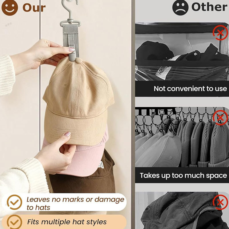 ที่แขวนหมวกสำหรับตู้เสื้อผ้าแล - String Tension Clip บทวิจารณ์และราคา
