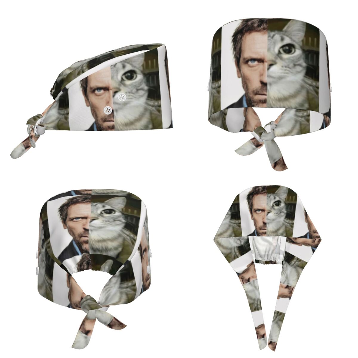 หมวกคลุมศีรษะลายแมว House MD ส - Badminton Meme บทวิจารณ์และราคา