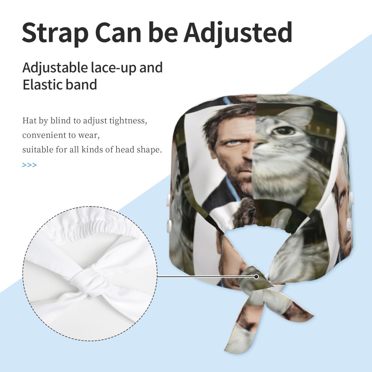 หมวกคลุมศีรษะลายแมว House MD ส - Badminton Meme บทวิจารณ์และราคา