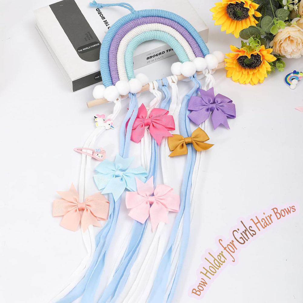 ที่หนีบผมเด็กแบบถักลายสายรุ้ง  - String Tension Clip บทวิจารณ์และราคา