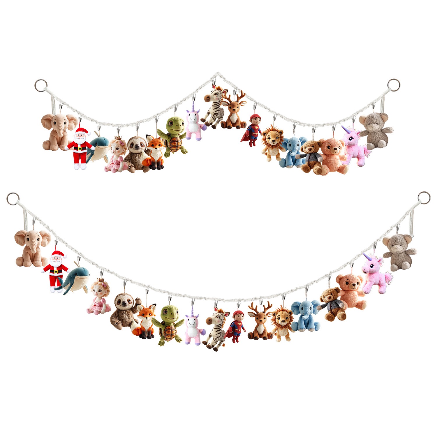 เชือกเก็บของรูปสัตว์ทำจากผ้าฝ้ - String Tension Clip บทวิจารณ์และราคา